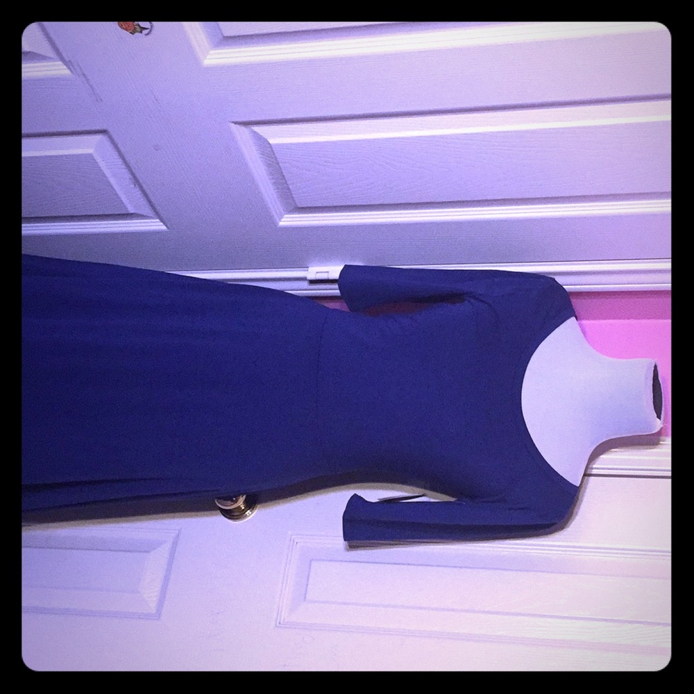 LulaRoe ‘Ana’ dress (blue)